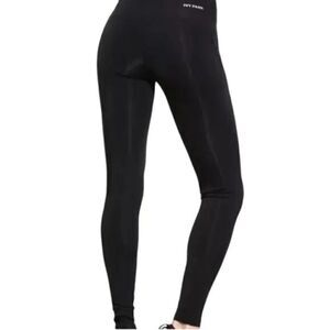 Ivy Park Black High Rise Sculptured Leggings white‎ logo on back XXS